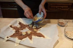 Kolač sa nutelom i bananom